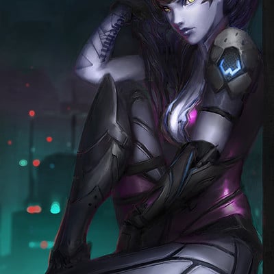 ArtStation - Overwatch - Widowmaker Nova Skin