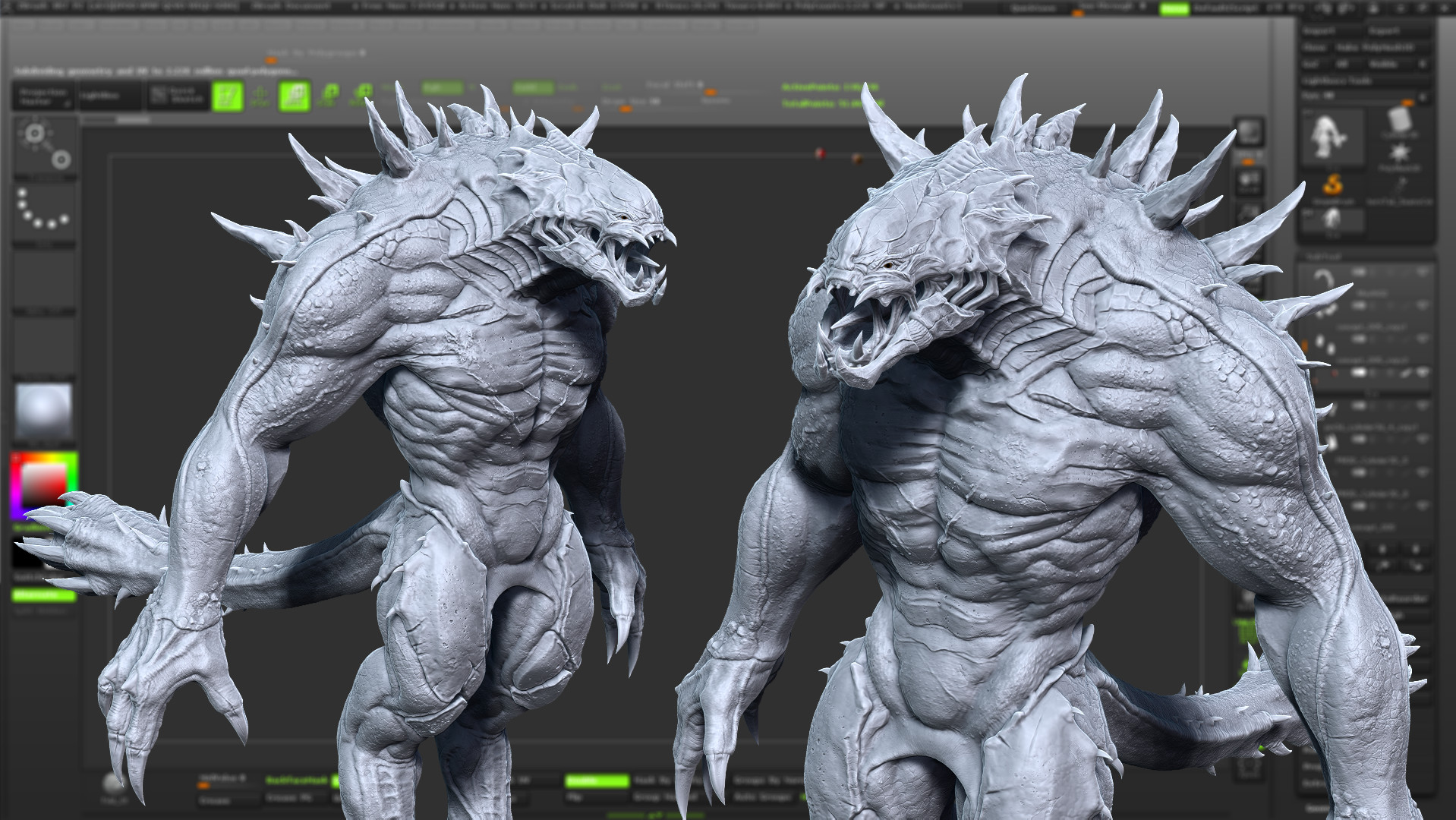 Artstation Fan Art Evolve Goliath Pokpong Popinate