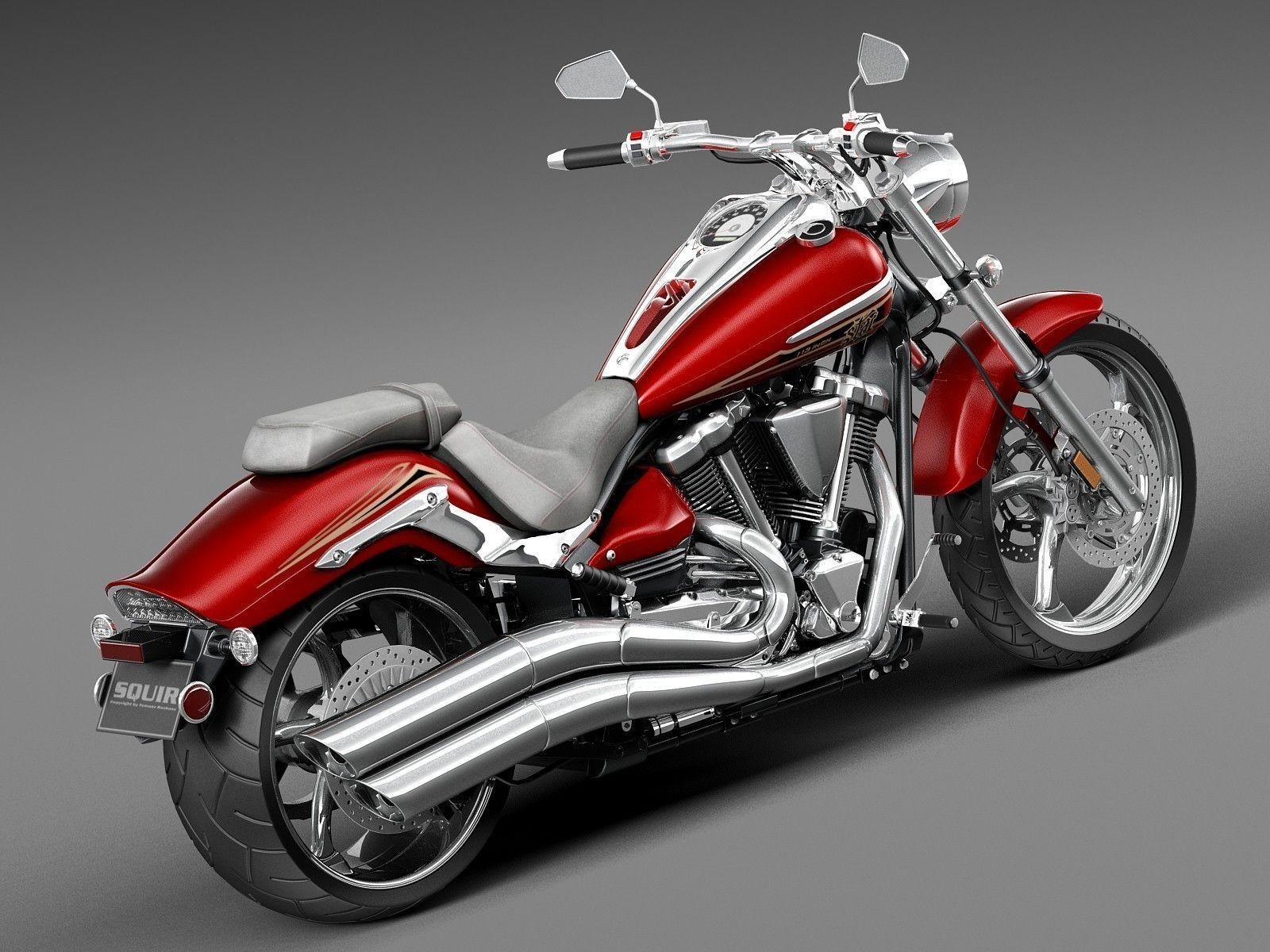 Vladimir timoshenko yamaha raider s 2015 3d model 3ds fbx c4d lwo lw lws obj max