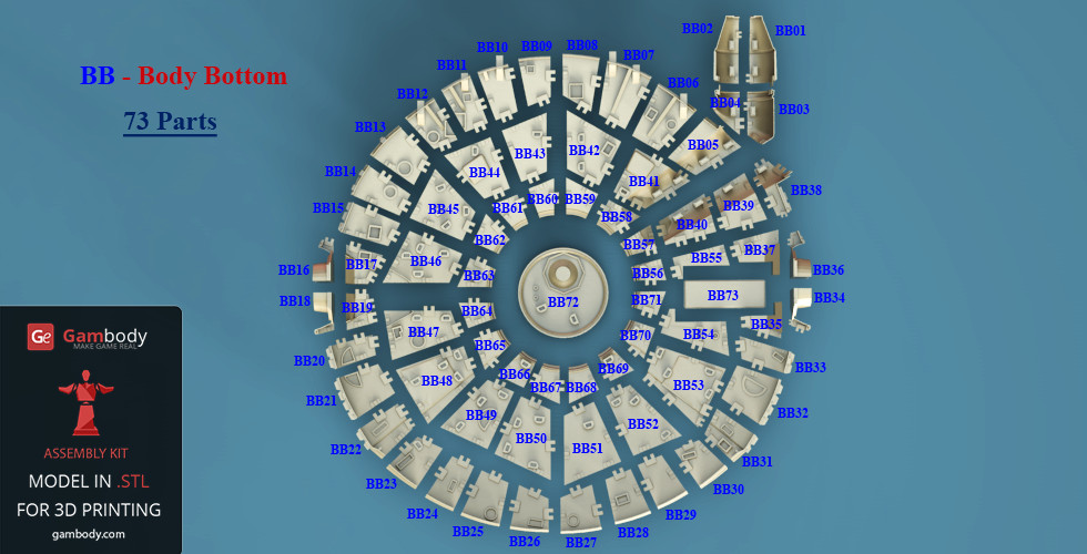 Artstation Millennium Falcon 3d Print Model With 4 Set S