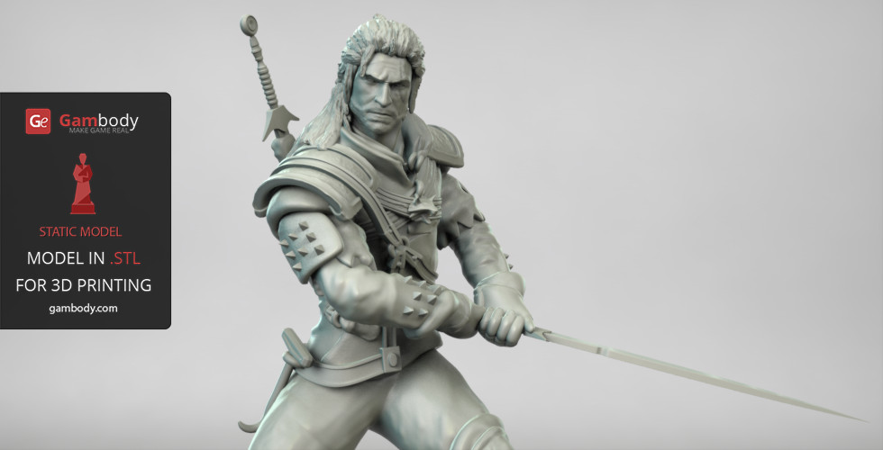 The Witcher Stl Print File