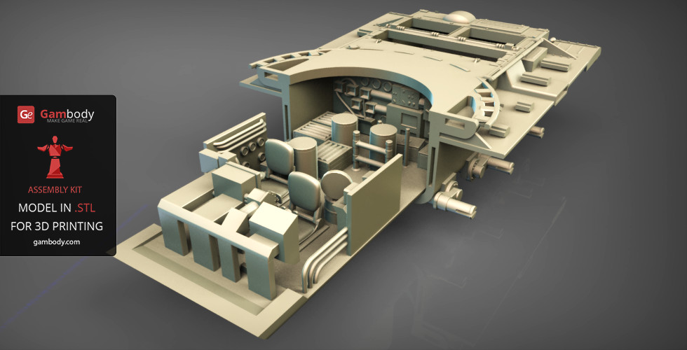 Artstation T 62 Tank 3d Printable Model Assembly Model