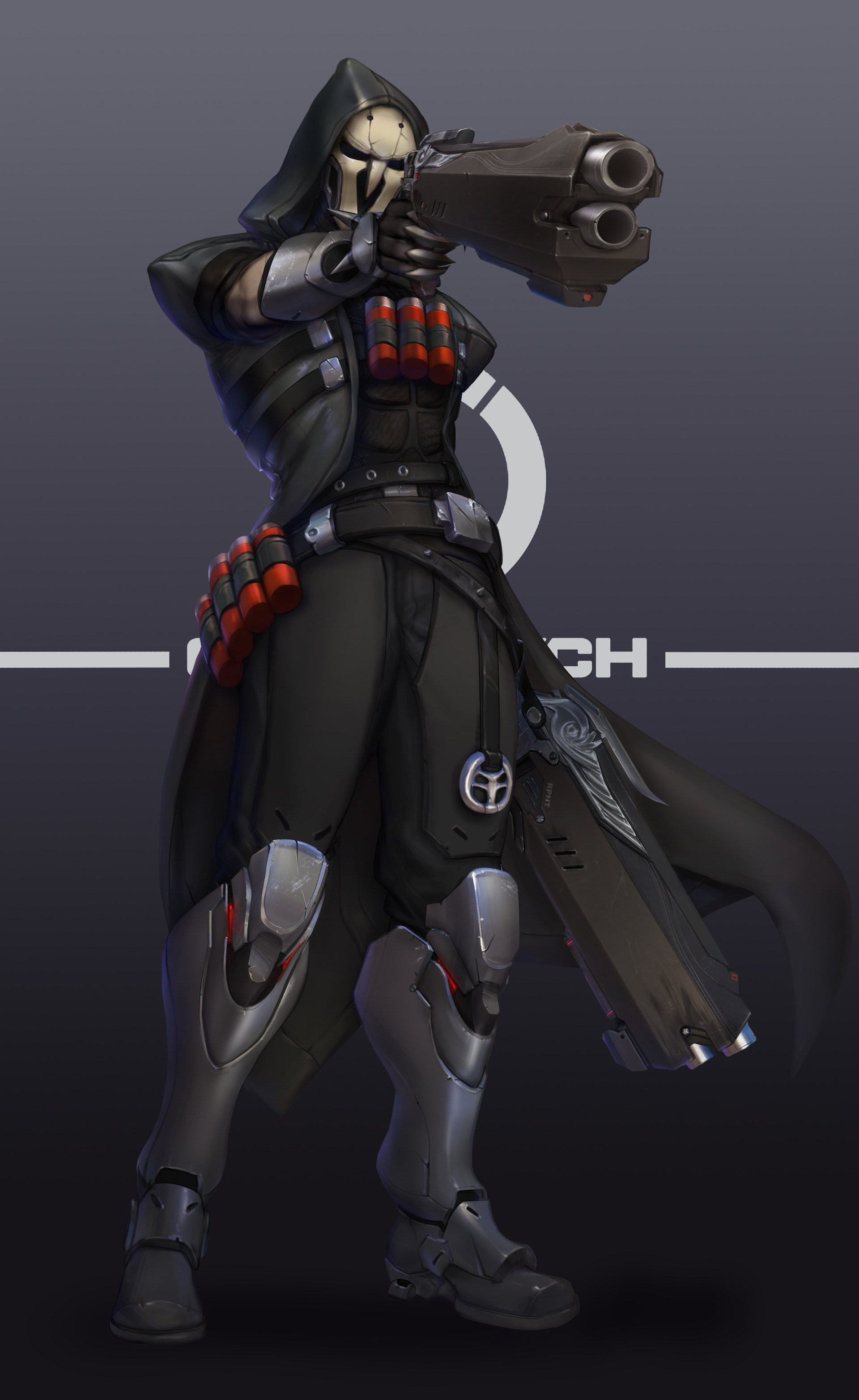 Artstation Overwatch Reaper Zt Eighteen