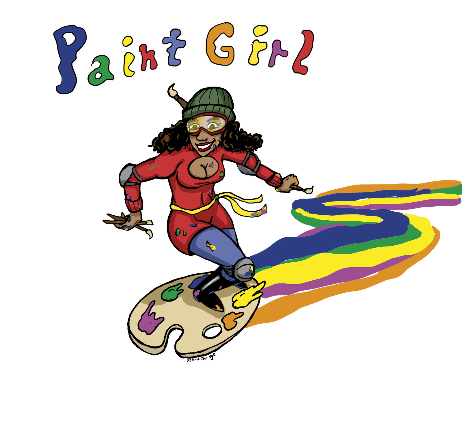 Paintgirl-Heroes of ART