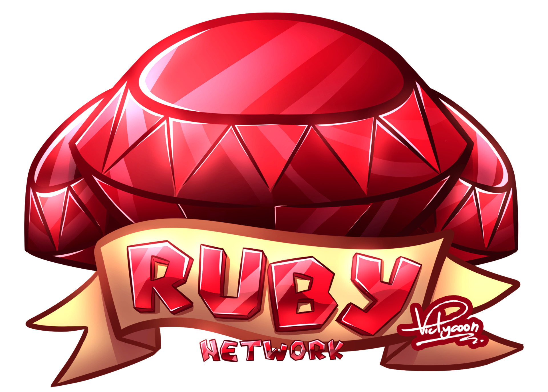 Artstation Ruby Network Logo Victycoon Art - ruby pack roblox