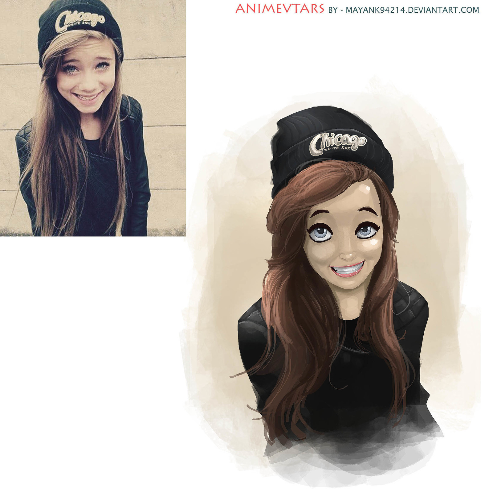 Animevtar - Hipster Girl