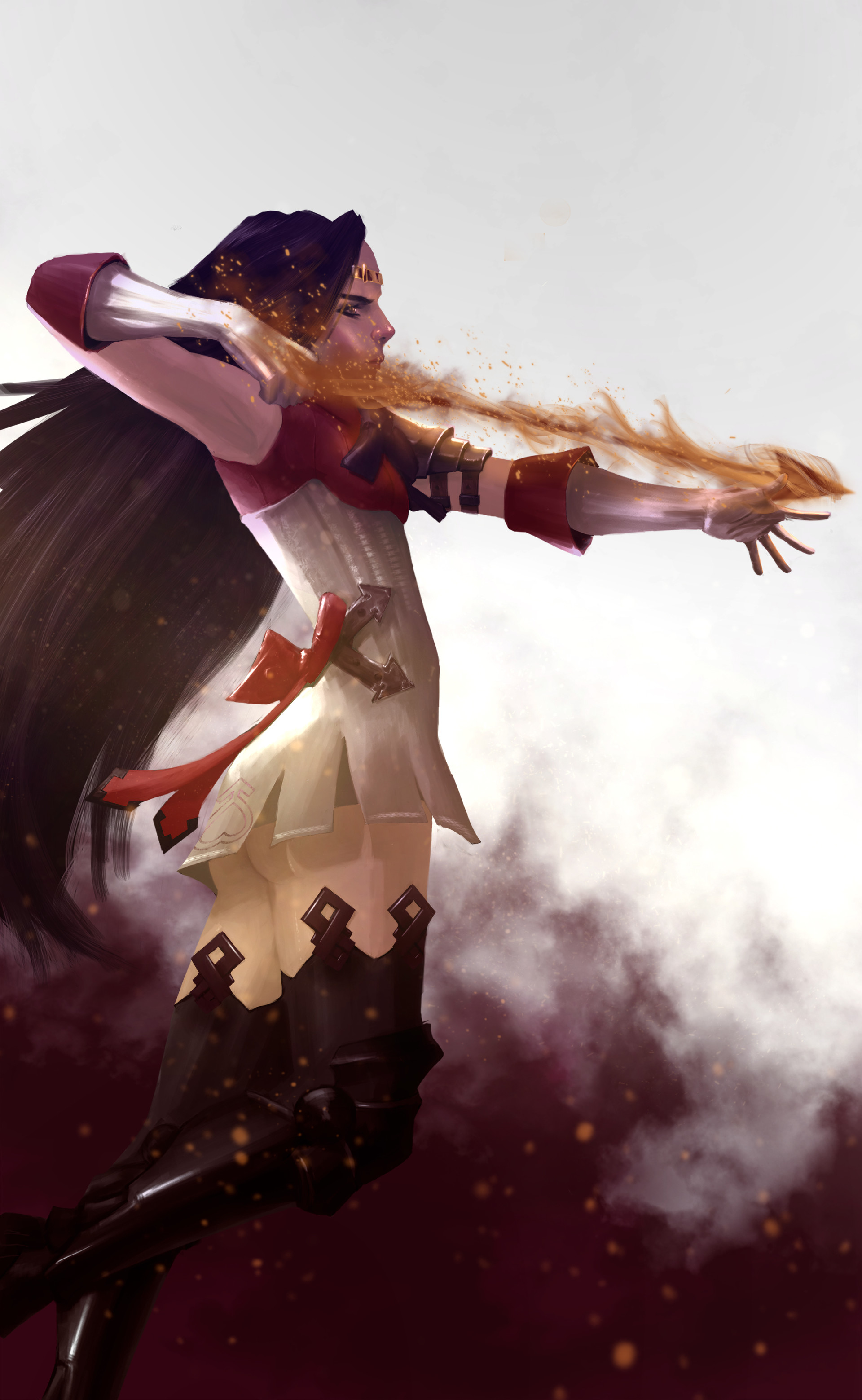 Artstation Fantasy Sailor Mars Hector Betancur