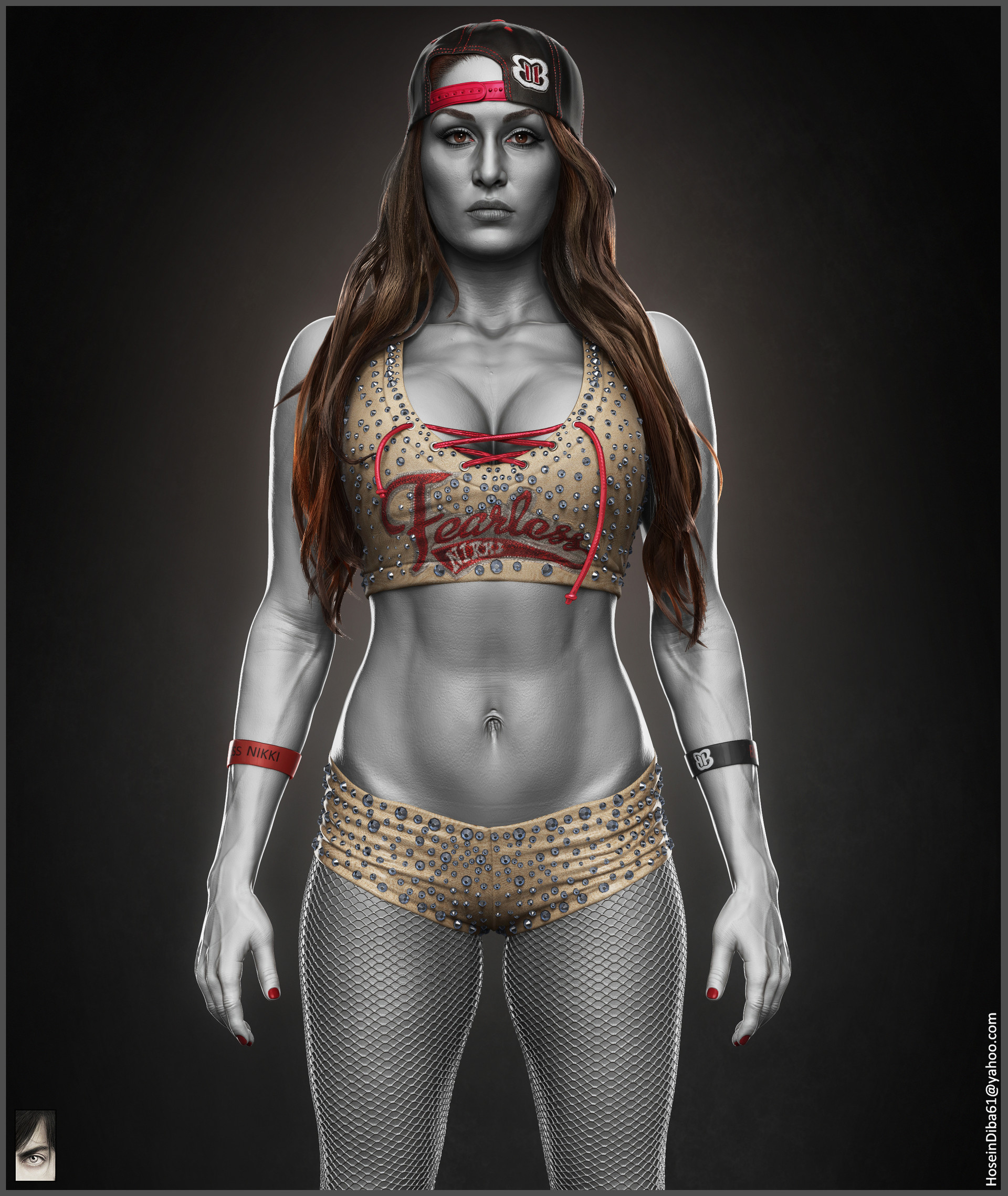 ArtStation - Nikki Bella - WWE