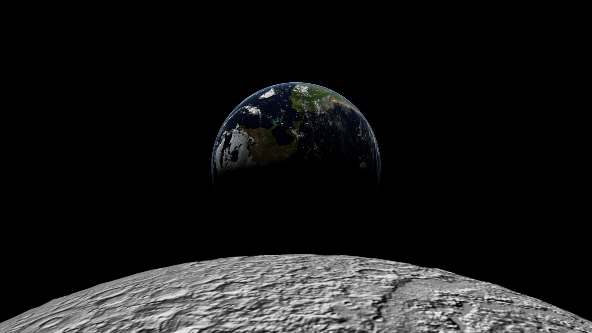 Artstation Earthrise In Blender Invader Kendall