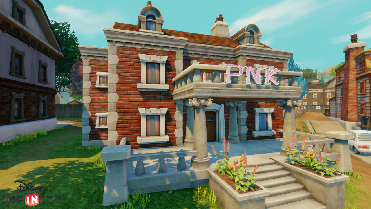 ArtStation Monsters University Frat Row buildings