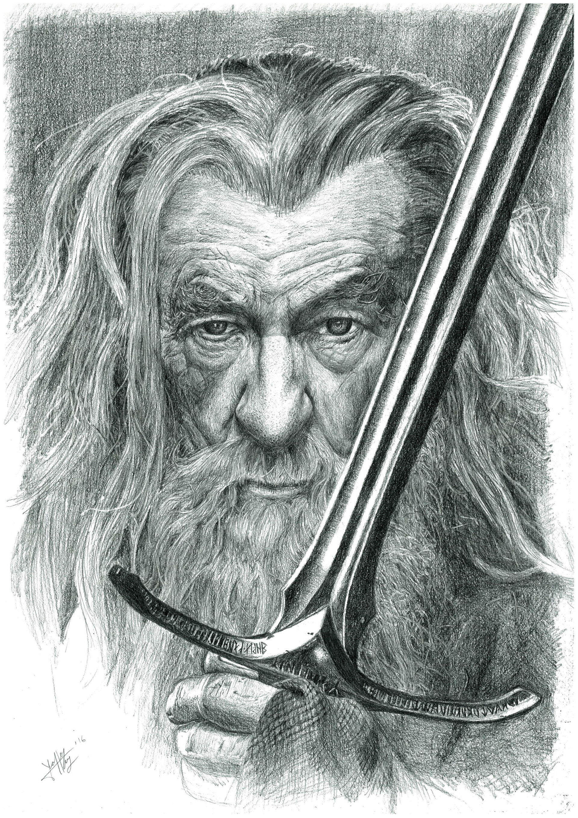 Gandalf Drawing Beautiful Art  Drawing Skill