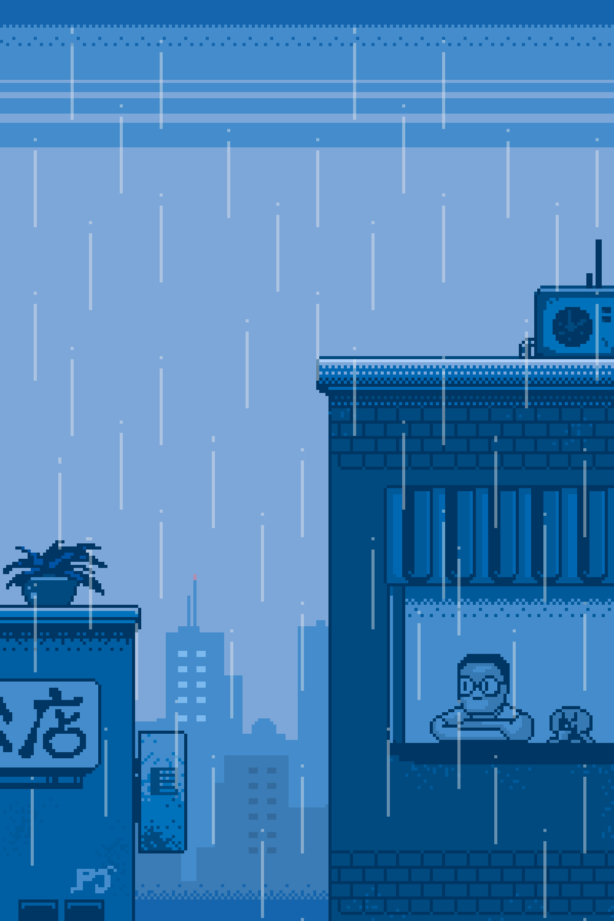 ArtStation - Rainy Day, Pixel Jeff