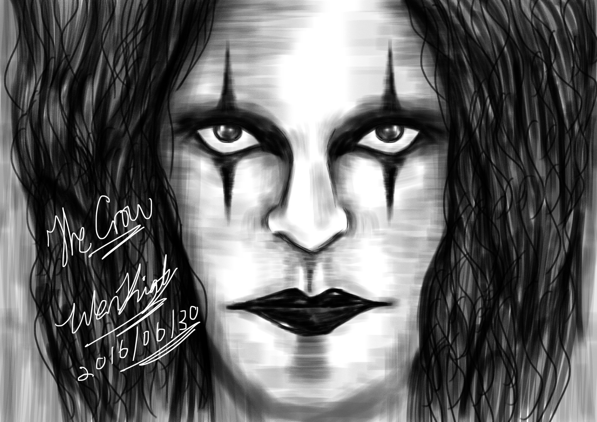 tee wen kiat artwork the crow 1994