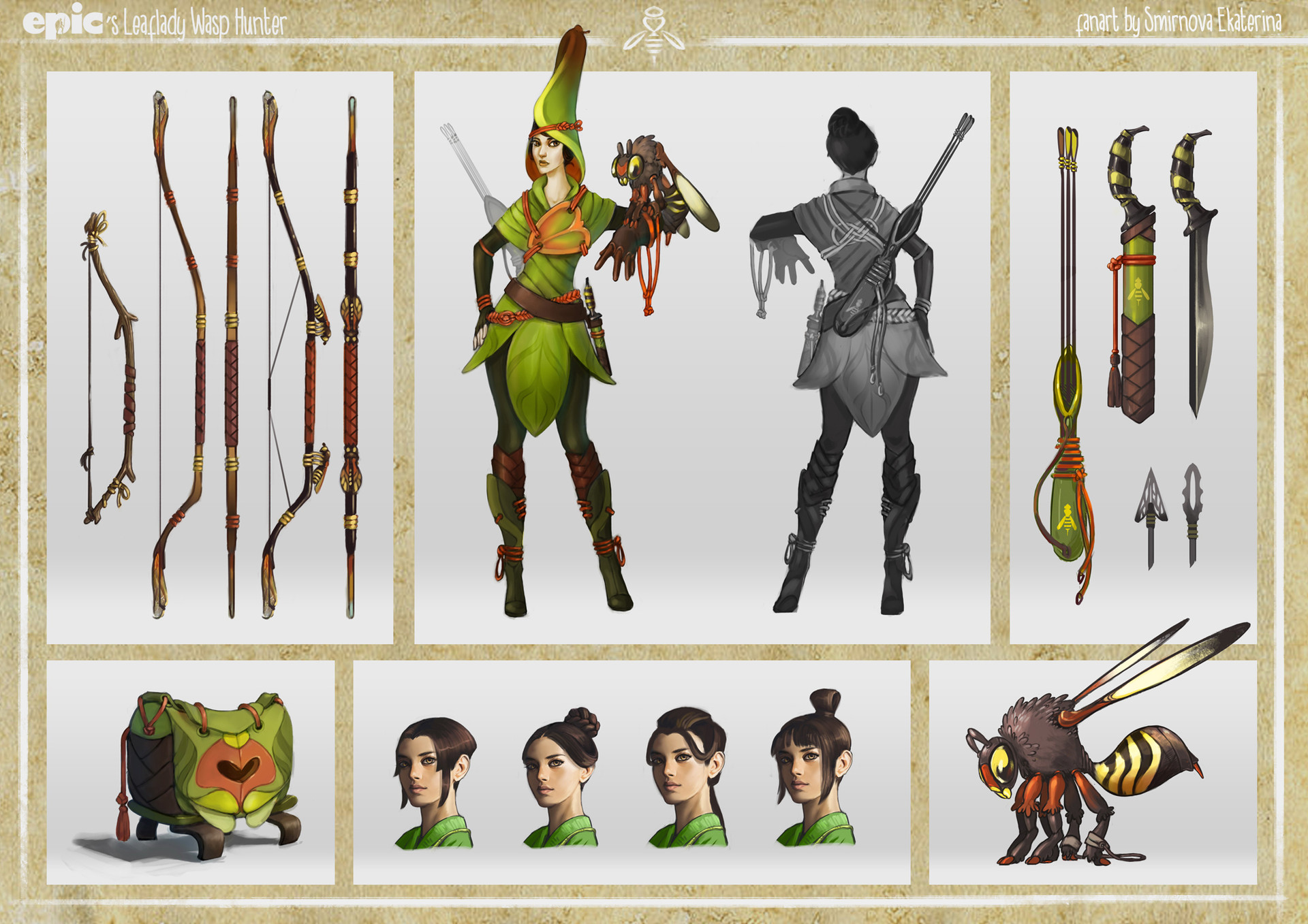 Artstation Epic S Leaflady Fanart Ekaterina Smirnova So today i did a little fanart of a scene. artstation