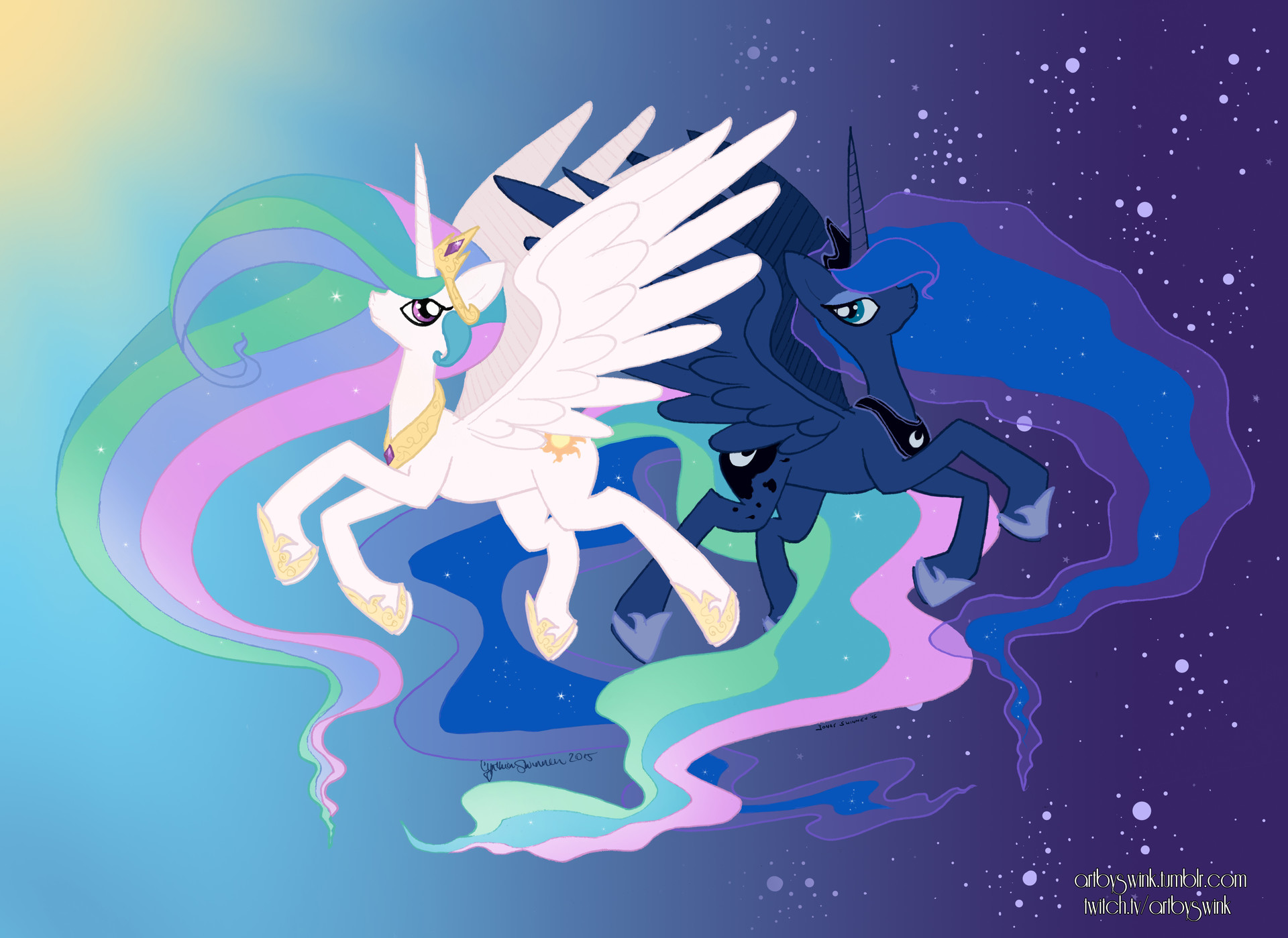 Featured image of post View 20 Celestia Princess Luna Art My Little Pony