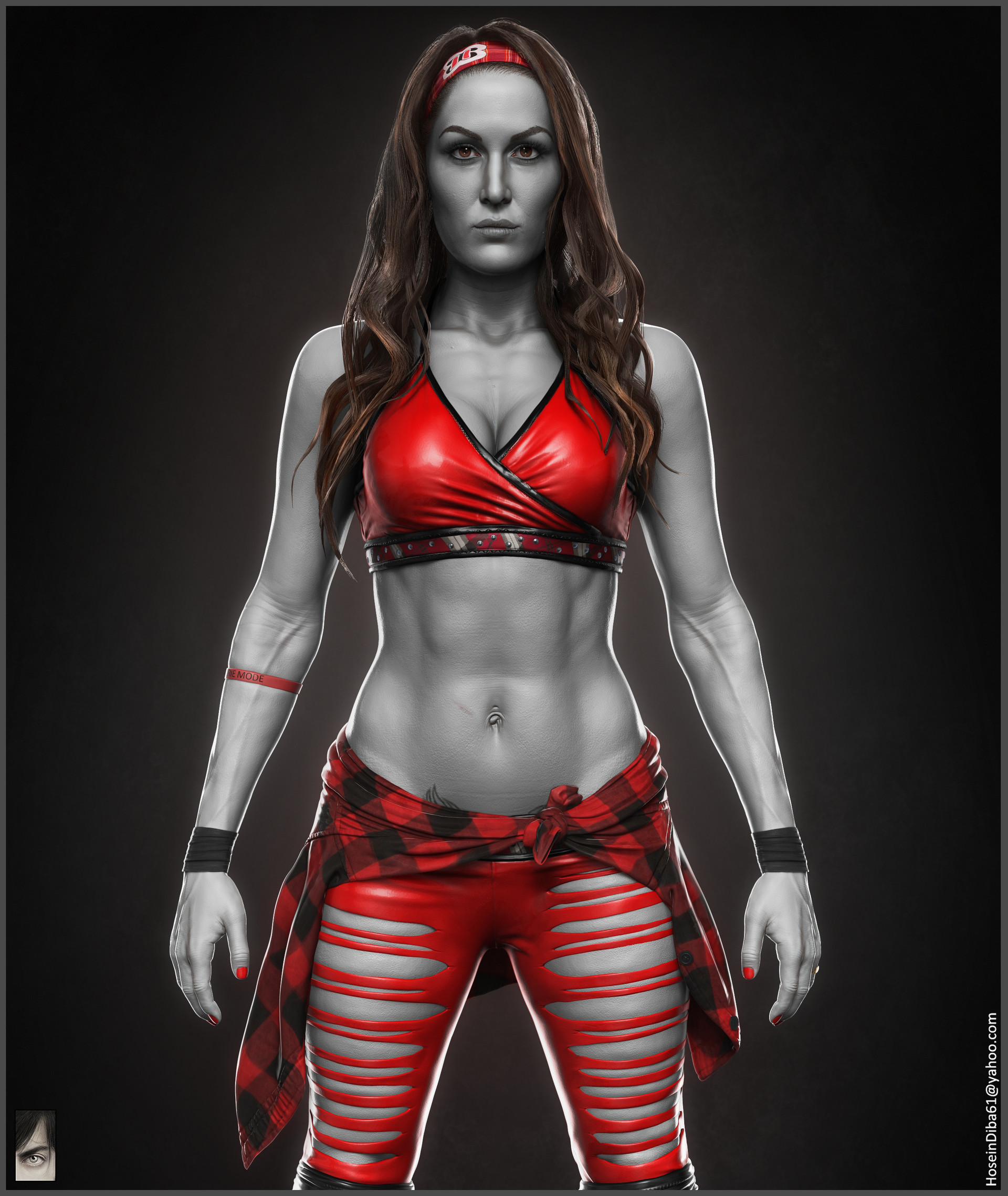 Hossein Diba Brie Bella WWE