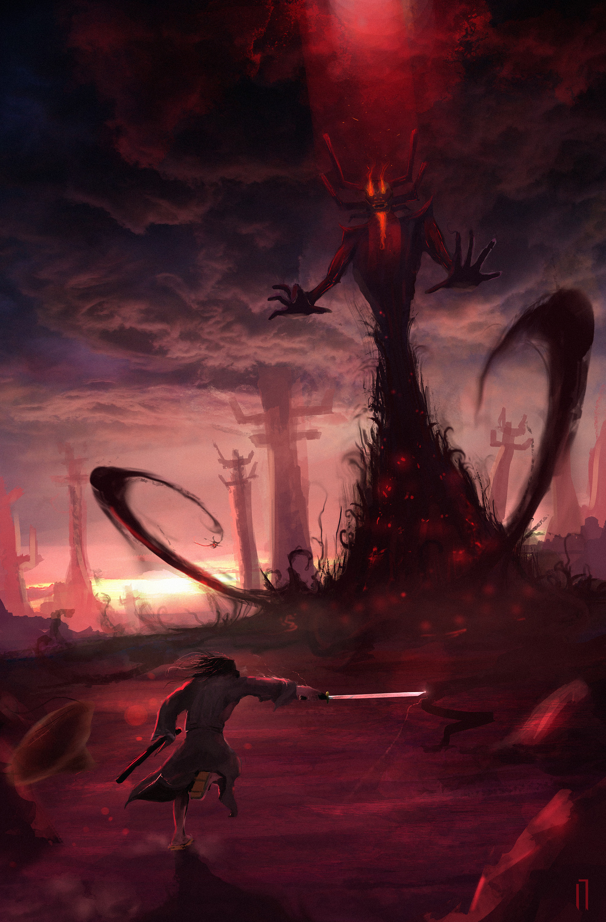 Ismail Inceoglu Aku And Samurai Jack