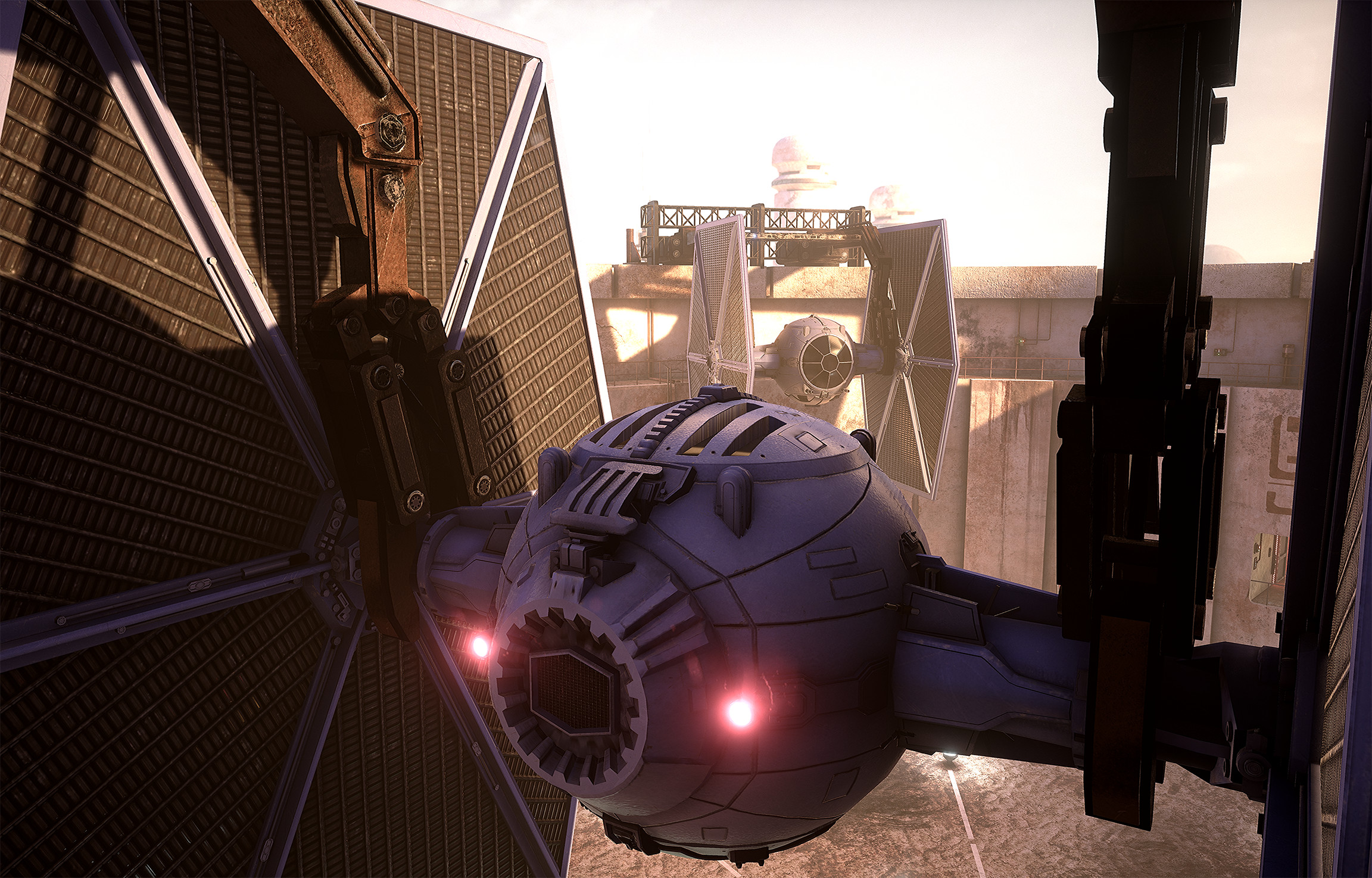 Tie Fighter: model, textures, shader
Tie Clamp: textures, shader