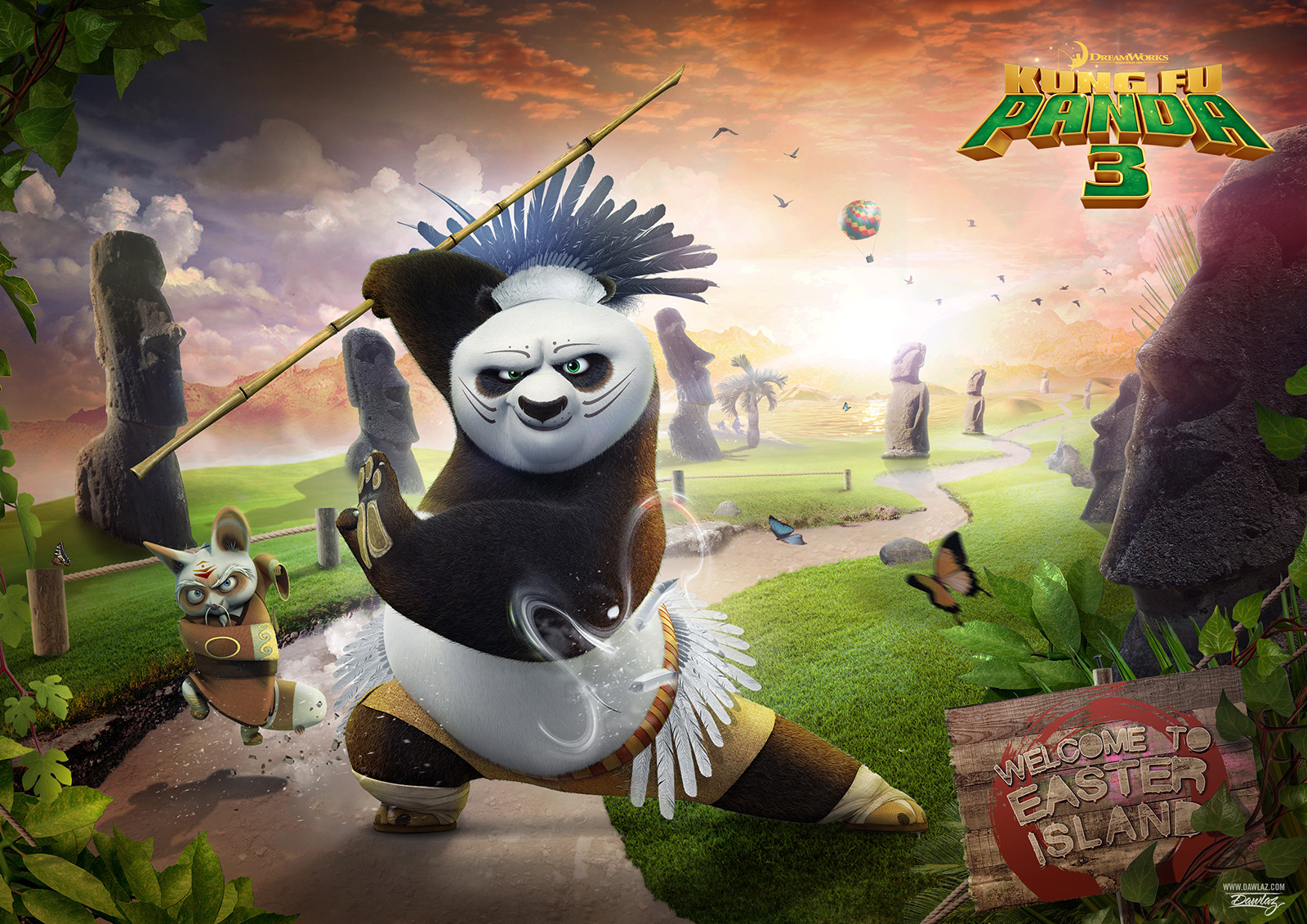 Artstation Kung Fu Panda 3 Davide Brusa