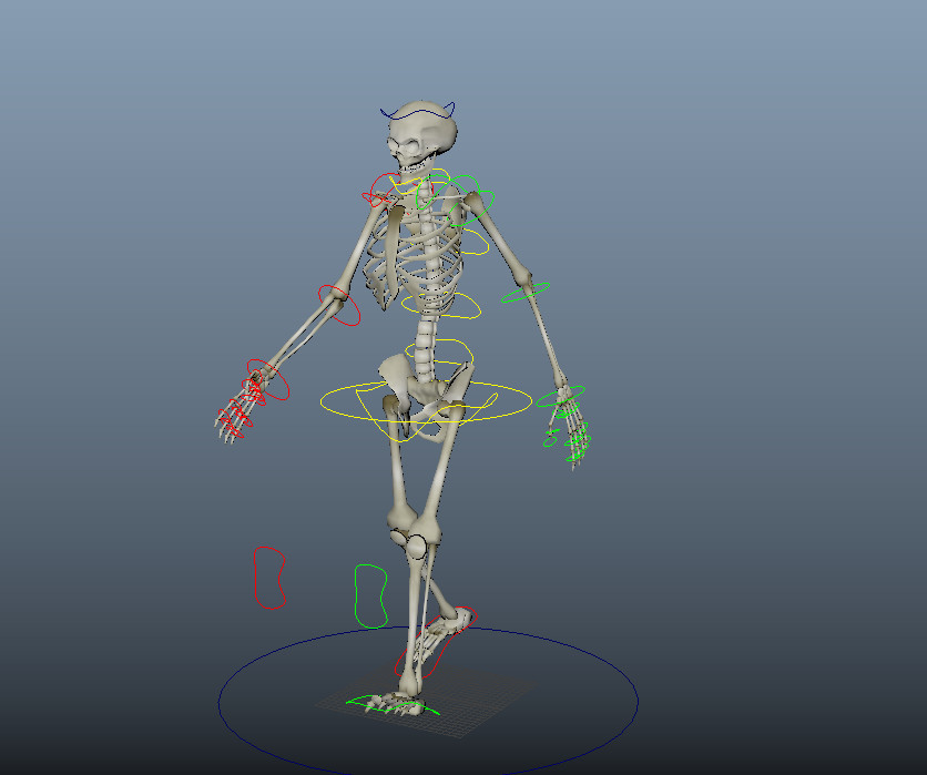 Jayson Dean - Skeleton 3D model & Rig