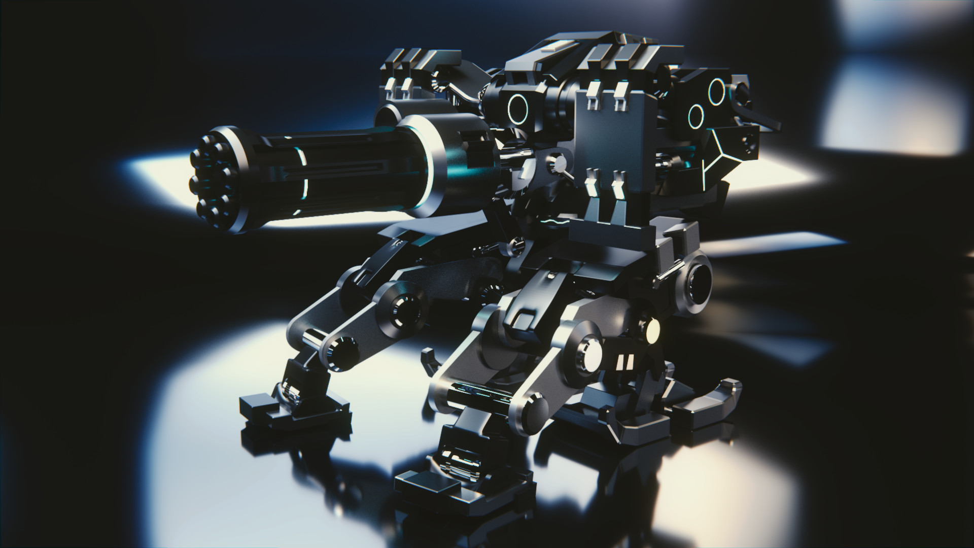 Artstation Overwatch Turret Bastion Owen Guo