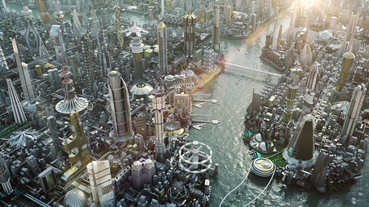 Artstation Sci Fi City Concept Luis De La Barrera Montenegro