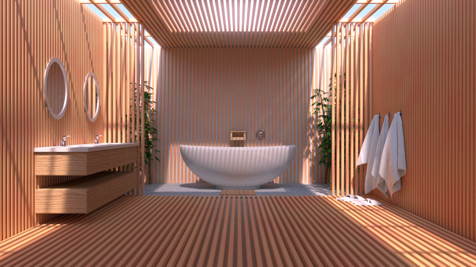 Artstation Japanese Style Bathroom Alex Bitsadze