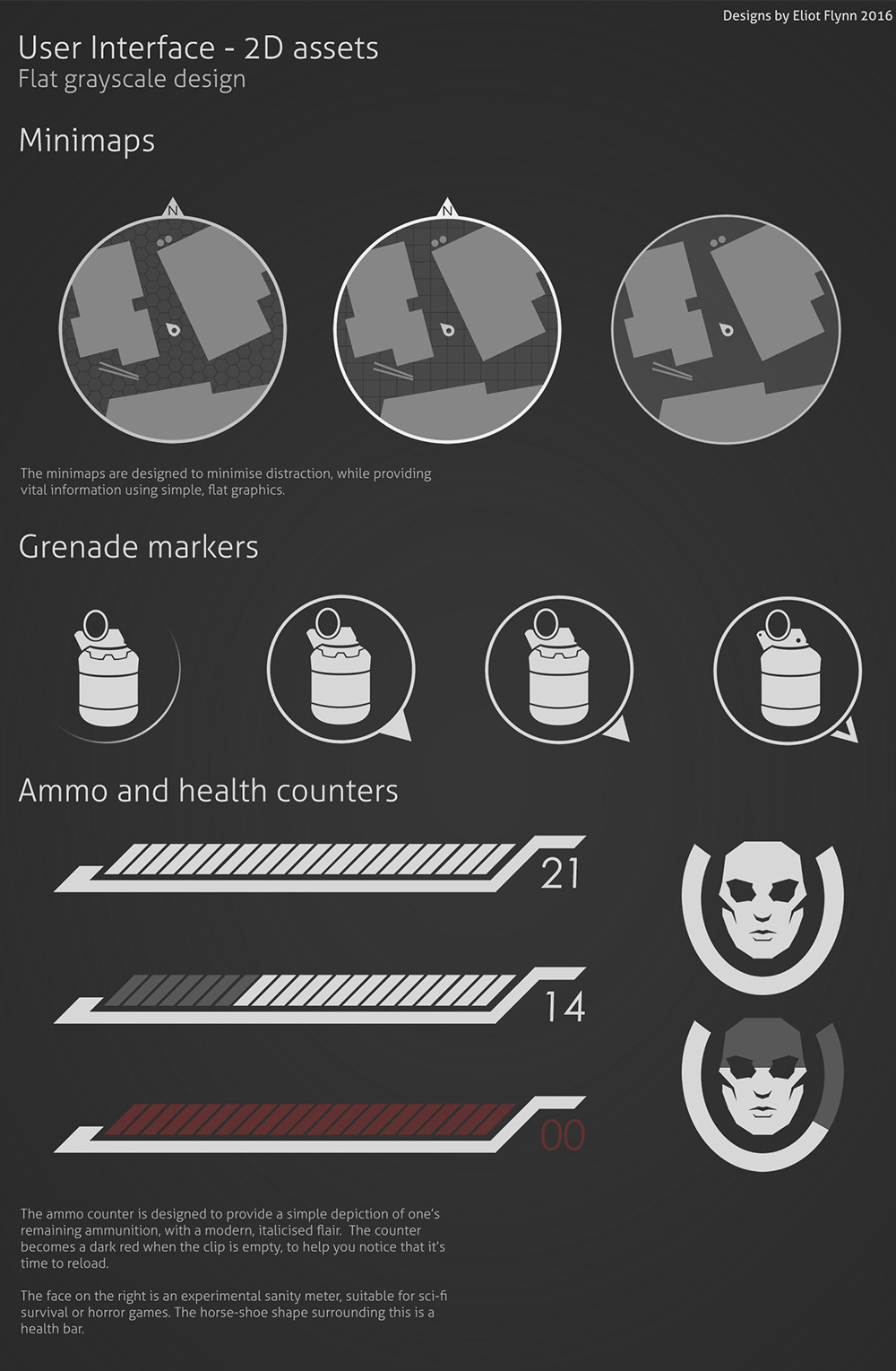 Artstation First Person Shooter Ui Design Eliot Flynn
