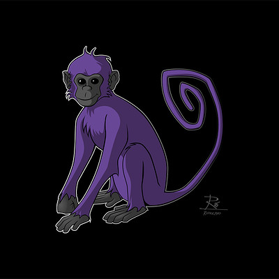 Marc rudolph violet monkey