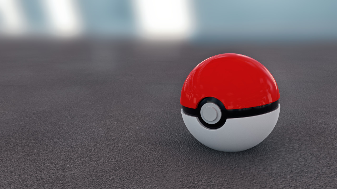 Artstation 3d Pokeball Art Caitlyn Thomas