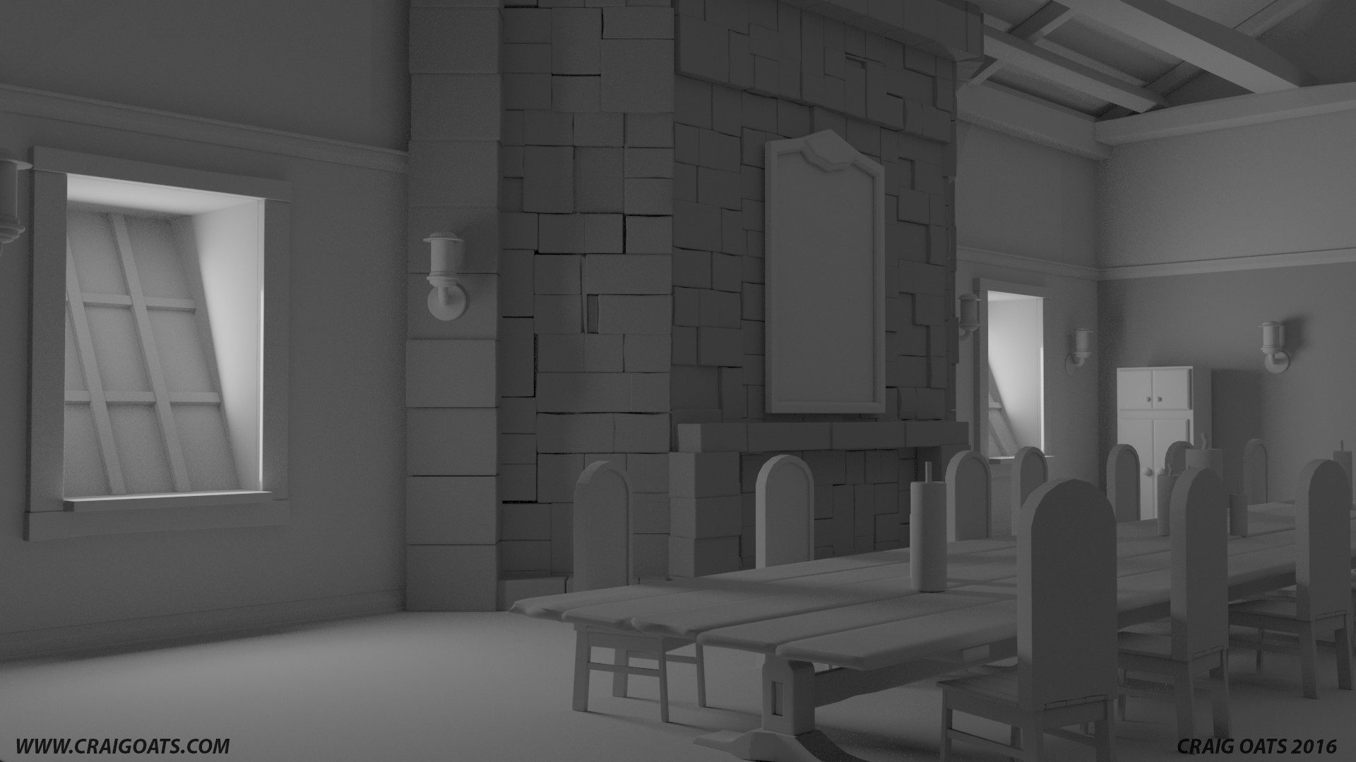 Craig Oats Fantasy Tavern Interior