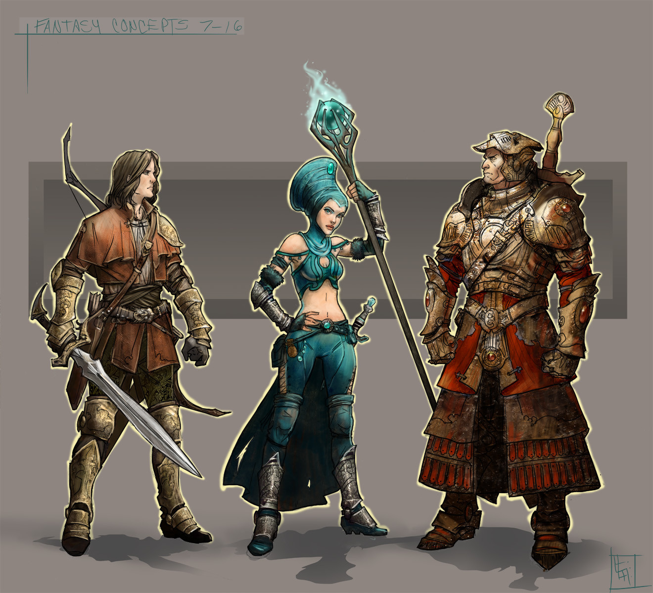 Fantasy RPG Character Concepts, Hope Hoover.