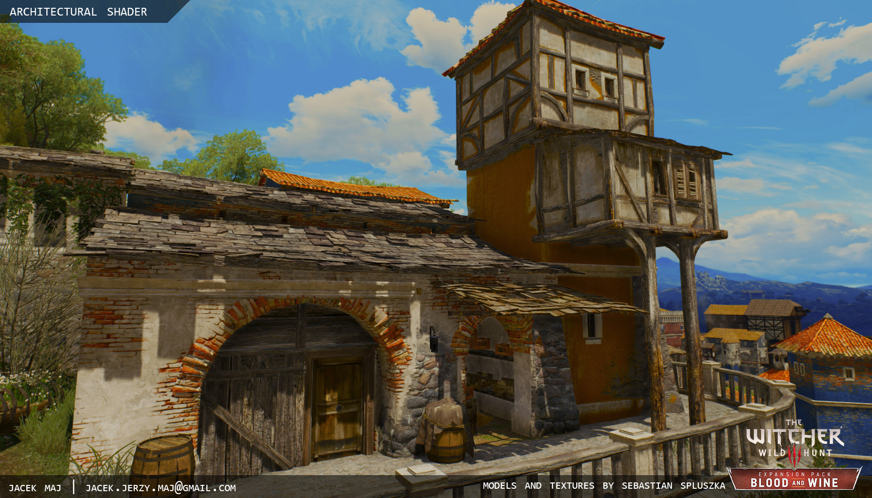 Jacek Maj The Witcher 3 Architectural Material