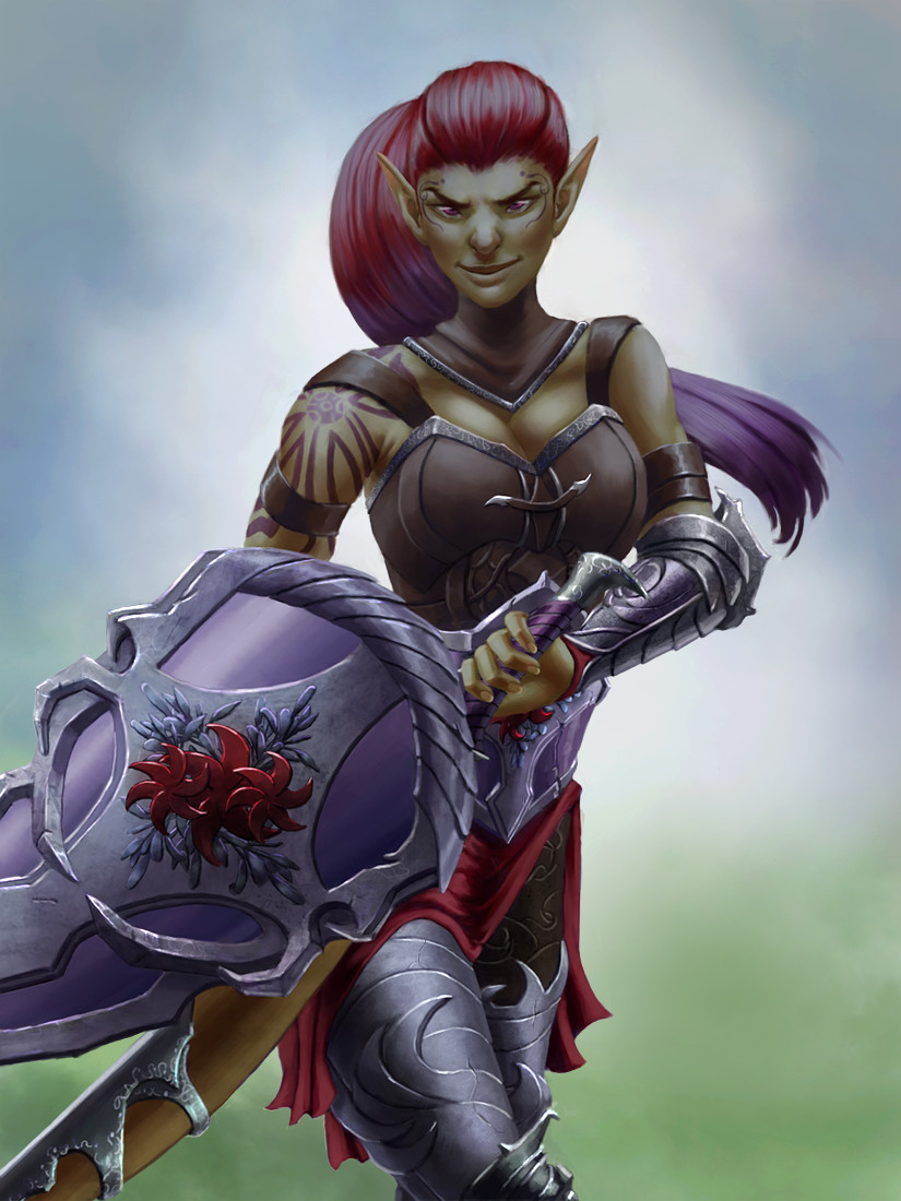 ArtStation Orc elf