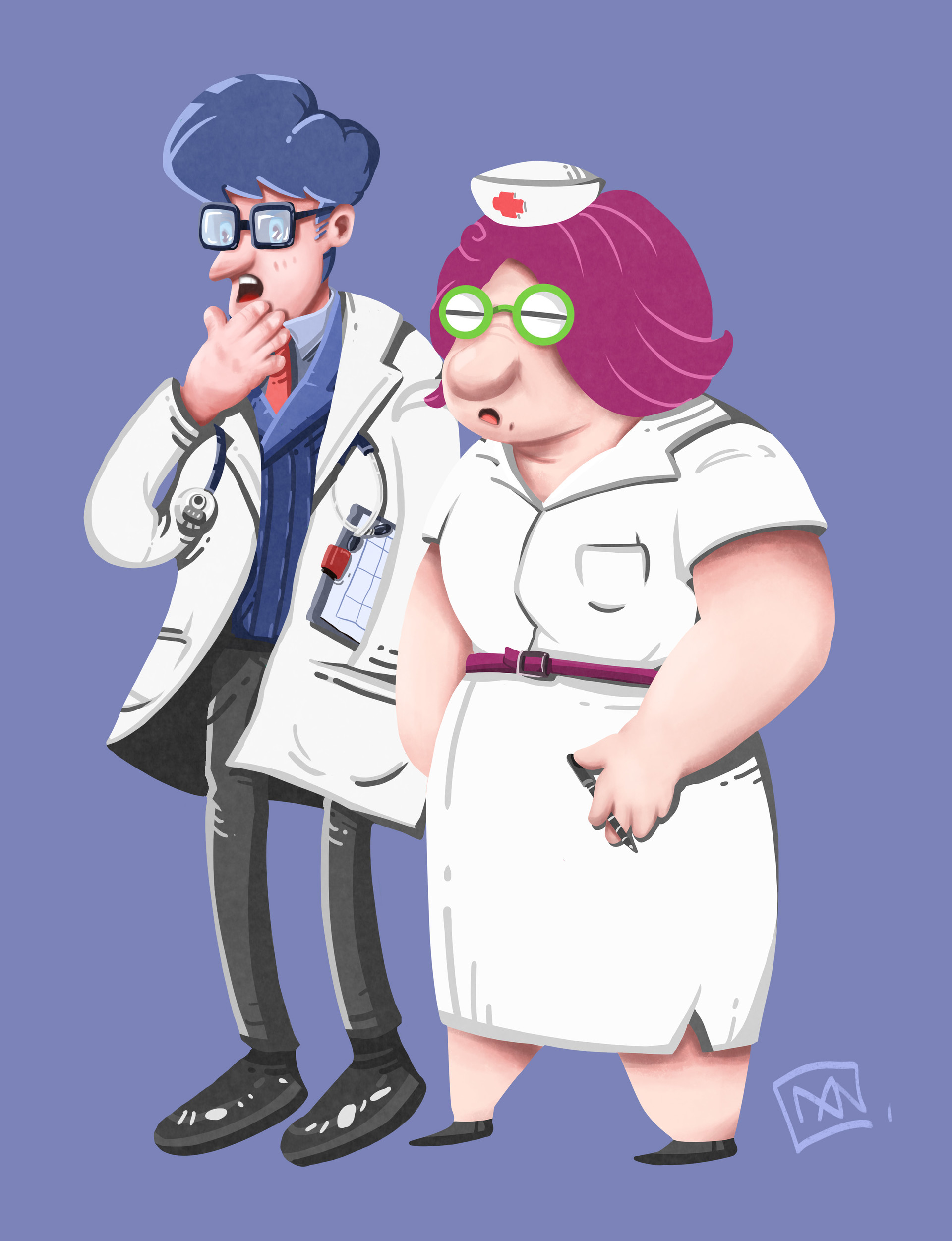 Artstation Doc And Nurse 