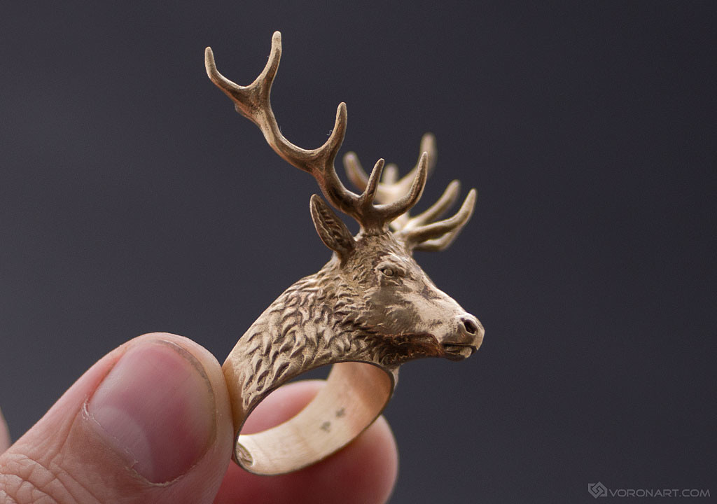 Deer head ring shop
