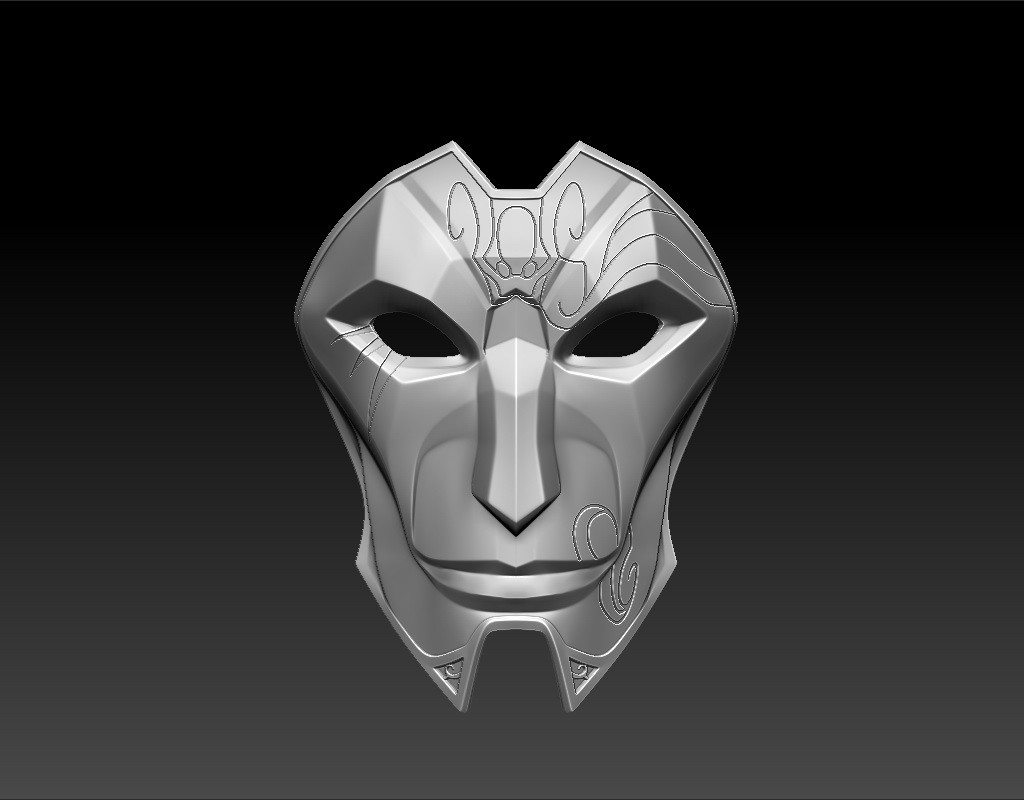 Ti!3 Artem - Jhin Virtuoso mask for 3d printing