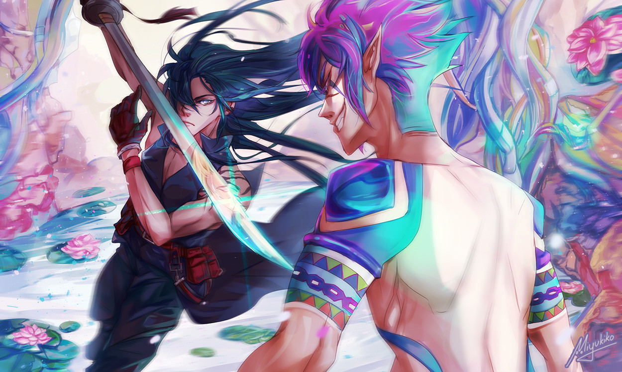 Artstation D Gray Man Kanda Vs Alma Miyukiko