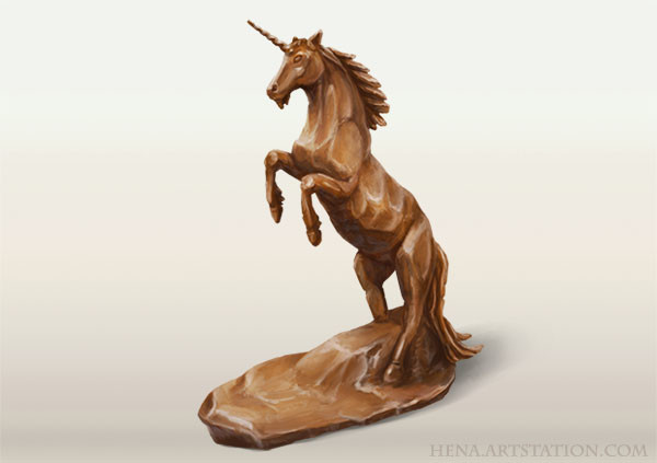 DSA: Unicorn Figurine