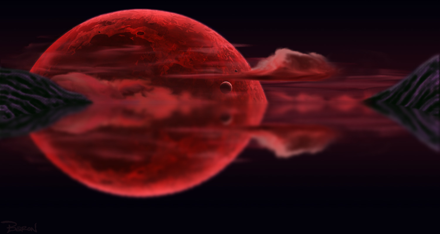 John Baron Red Moon Lake