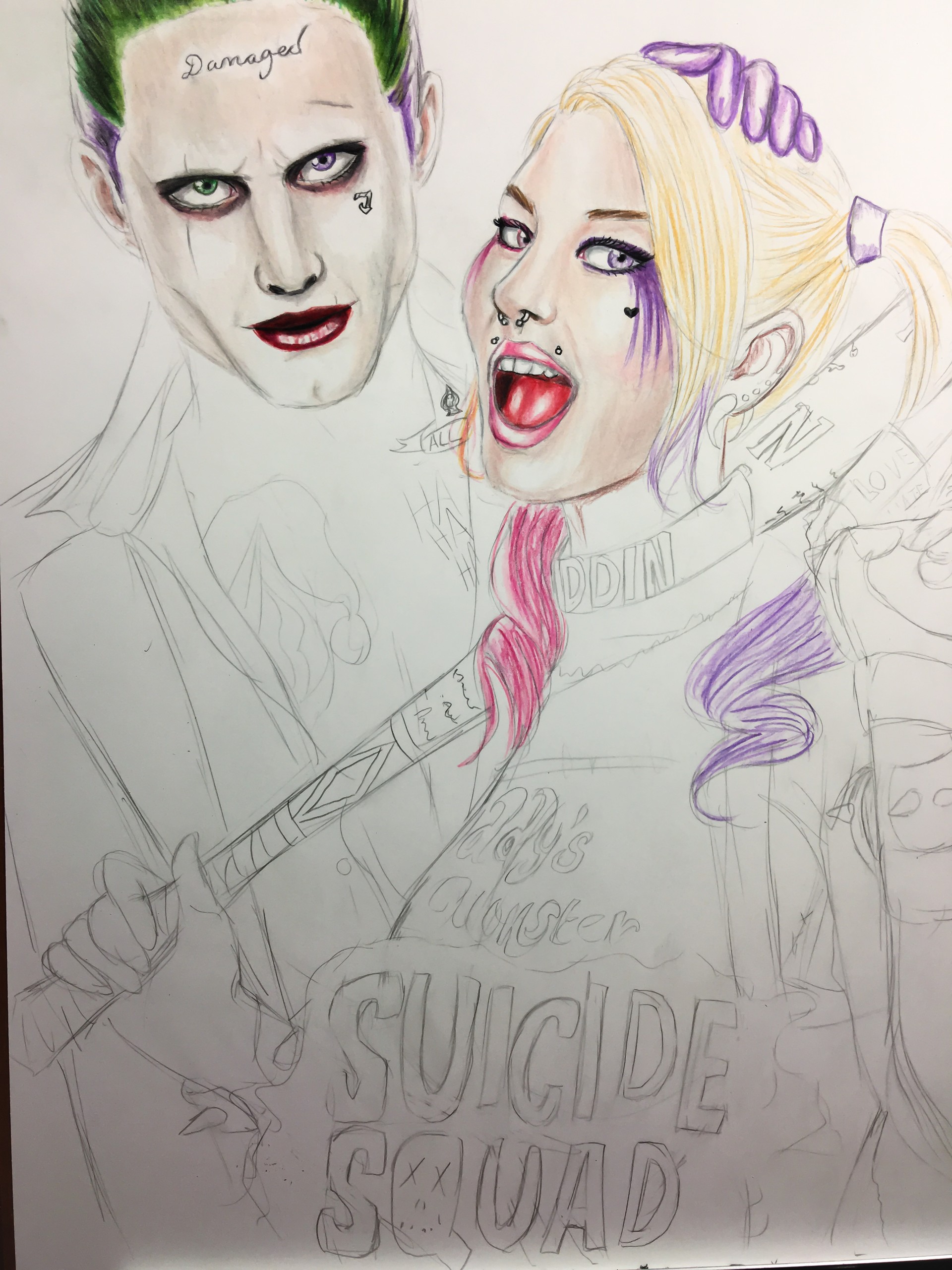 Artstation Mr J And I Suicide Squad Amanda Darko