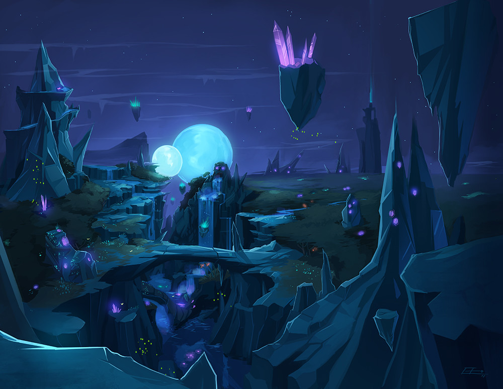Environment concept: The Druid Realm