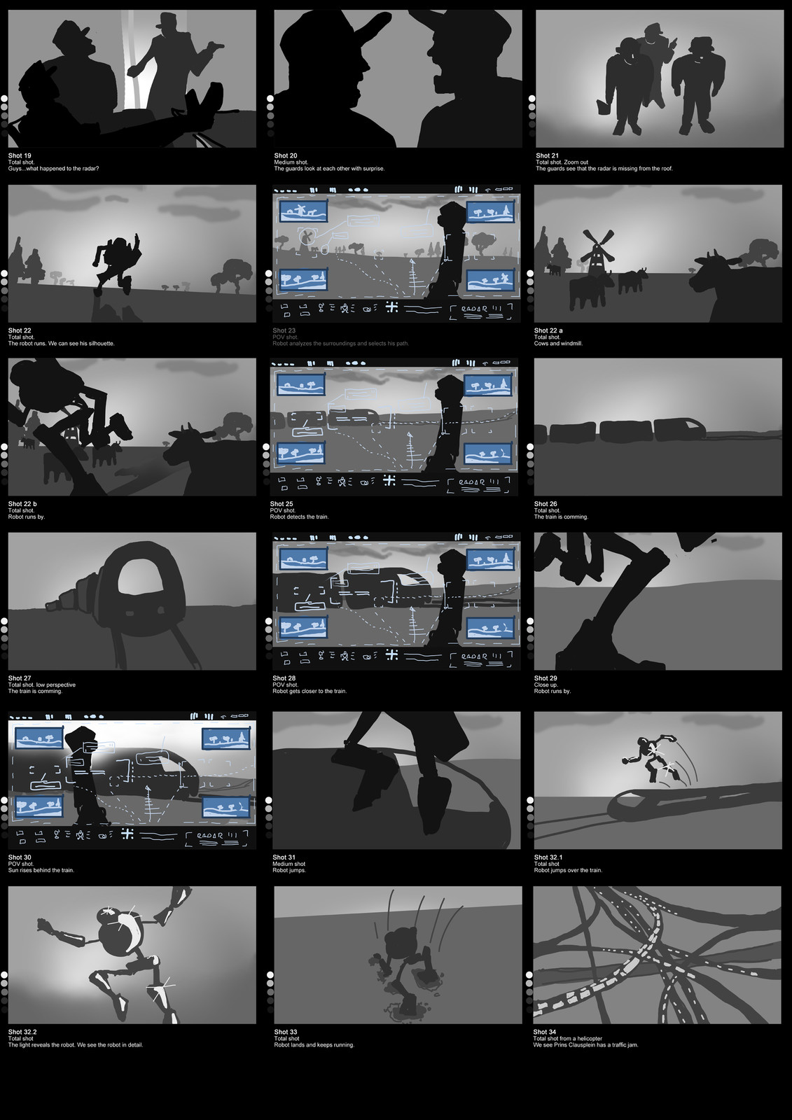 First Digital storyboard 