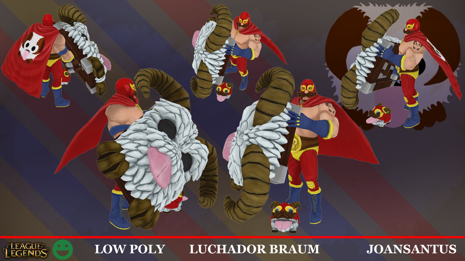 Joan Santus Sanchez - Luchador Braum, image size:1920x1080