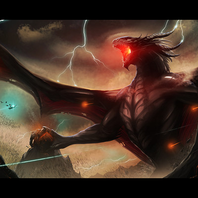 Ruben de vela dragon of the first age by rubendevela