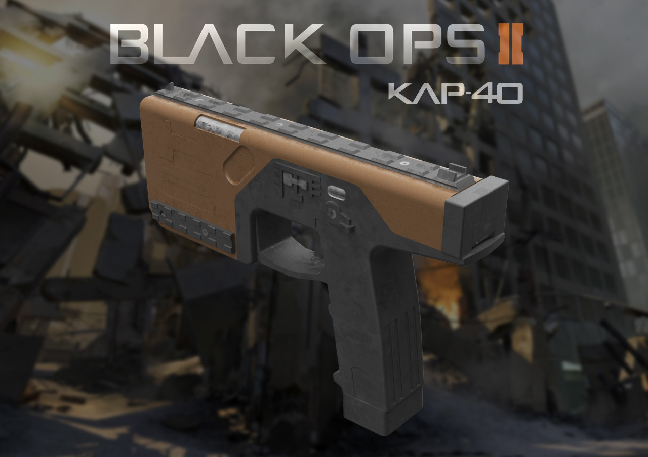 ArtStation - Kap-40 from "Call Duty: Black Ops 2"