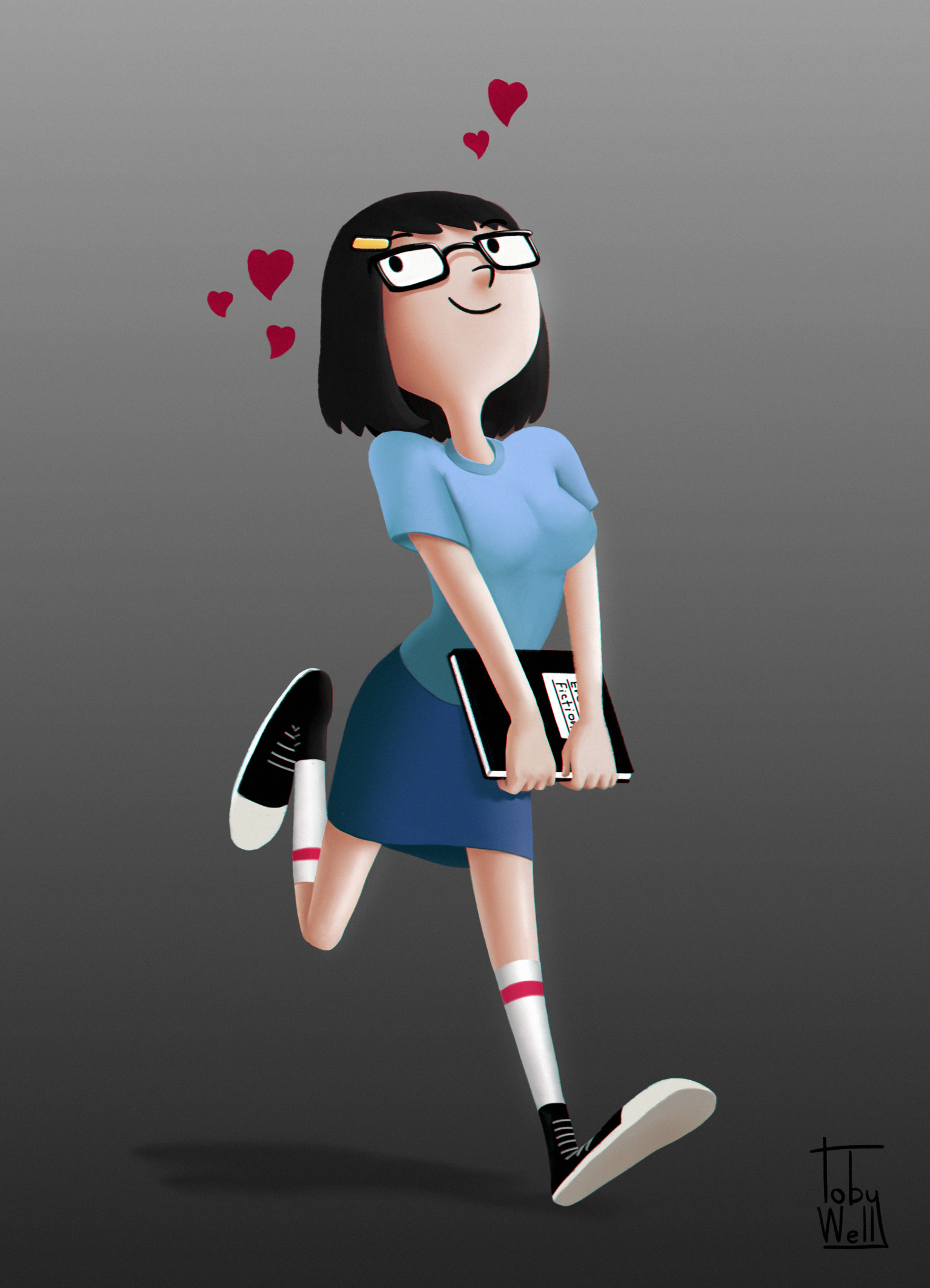 Artstation Tina Belcher Fanart Tobias Wheller