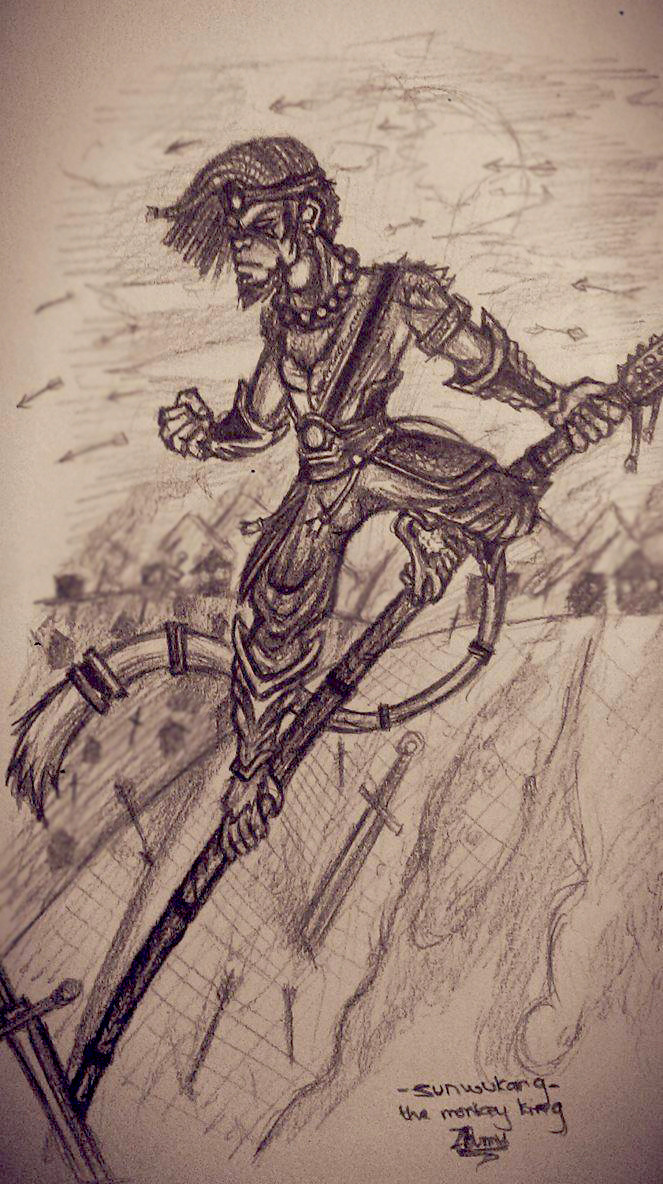 Artstation Sun Wukong The Monkey King Saim Alshafi Artstation Sun Wukong The Monkey King Saim Alshafi