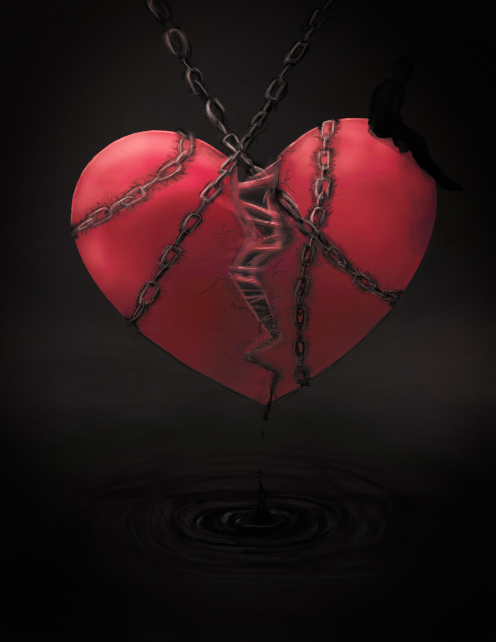 Artstation Broken Heart Trevor Maceachern