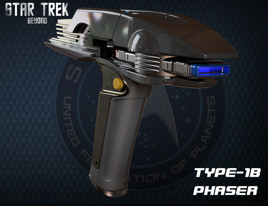 Artstation Star Trek Beyond Type 1b Phaser Sergey Kolesnik